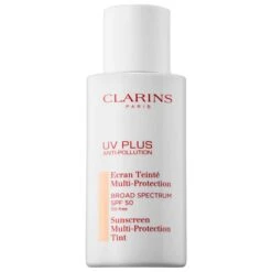 Clarins UV PLUS Anti-Pollution Sunscreen Multi-Protection Tint SPF 50 Light 1.7 Oz