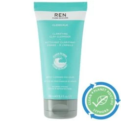 REN Clean Skincare Clearcalm Clarifying Clay Cleanser 5.1 Oz/ 150 ML