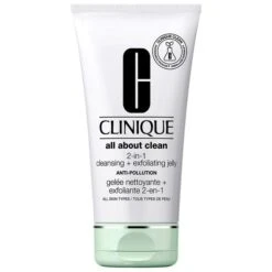 CLINIQUE All About Clean™ 2-in-1 Cleansing + Exfoliating Jelly 5 Oz/ 150 ML