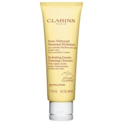 Clarins Hydrating Gentle Foaming Cleanser With Aloe Vera 4.5 Oz / 125 ML