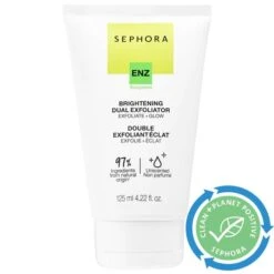 SEPHORA COLLECTION Brightening Dual Facial Enzyme Exfoliator 4.2 Oz/ 125 ML