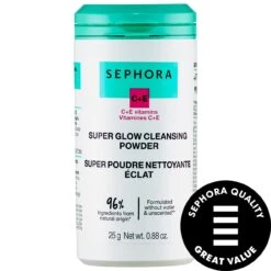 SEPHORA COLLECTION Super Glow Cleansing Powder Vitamins C+E 0.8 Oz / 25 ML