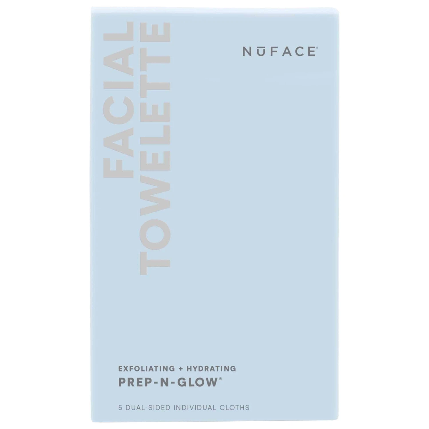 NuFACE Prep And Glow® Facial Towelette 5 Pack / 5 Pack 3 NuFACE Prep And Glow® Facial Towelette 5 Pack / 5 Pack